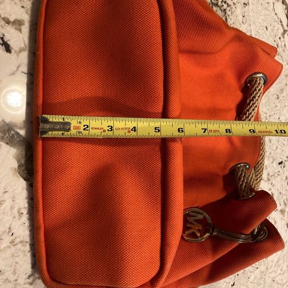 Michael Kors- orange rope tote purse - Picture 9 of 10